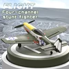 New P51 Mustang rc Plane 2.4G 4CH 6 Axis 410MM Wingspan Foam Fighter One Key Aerobatic RTF Aircraft Glider Toys Gifts for child 3