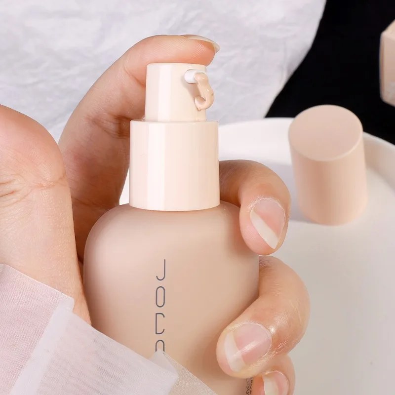 Full Coverage Liquid Foundation 40ml Oil Control Lasting Brighten Moisturizing Foundation Cream Waterproof Concealer Face Makeup 5