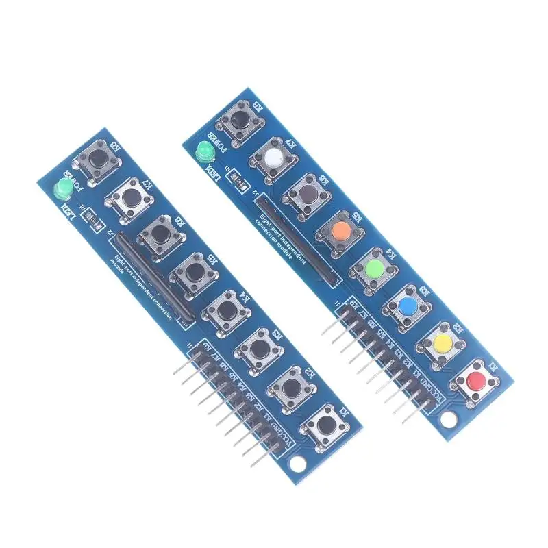 Arduino ARM용 1PCS 8 독립 키 터치 버튼 모듈 LED 표시기 키보드 키패드