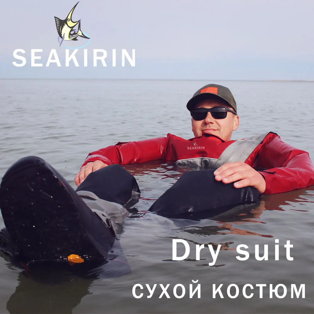 Mens Overall Dry Suits Kayaking Breathable Swimming Paddling Canoeing, Fishing,Rafting Drysuit Vs Wetsuit In Cold Water For Sale