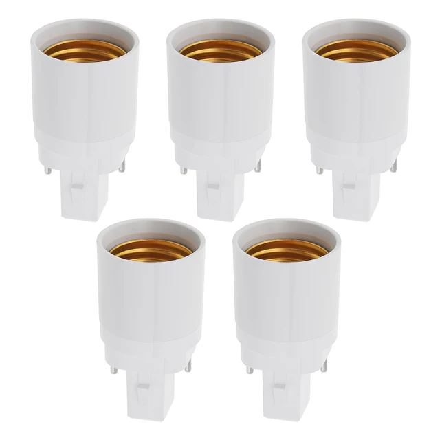 5pcs G24 to E26 E27