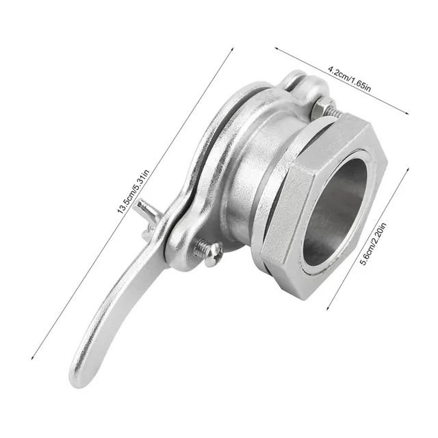 Rozsdamentes Acél Mézkapu Különleges Mézes Extraháló Áramlási Port A Méhek Méhkivitelének Szelepéhez - Image 6