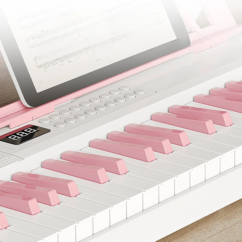 Folding Piano 61 Keys Electronic Organ Children's Musical Piano Kids Professional Musical Keyboards Beginner Bluetooth Pianos