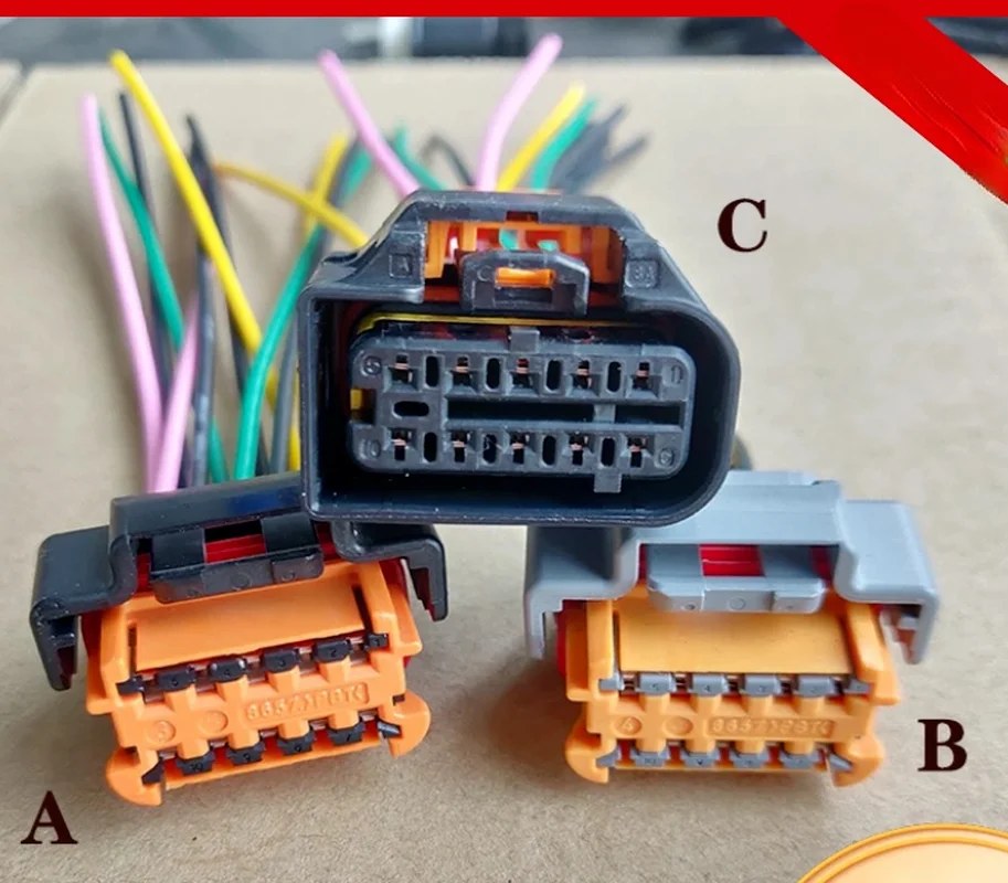 ForCitroenPeugeot308307408CarHeadlightAssemblyWiringHarness