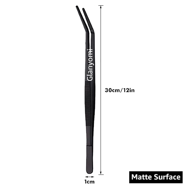Vibrant Stainless Steel Culinary Precision Tongs for Cooking, BBQ, and Baking Decoration
