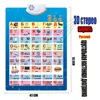 Russian Language Alphabet Baby Learning Toys Vocales Sound Chart Abc Train Montessori Toys Letters Educational Talking Poster 5