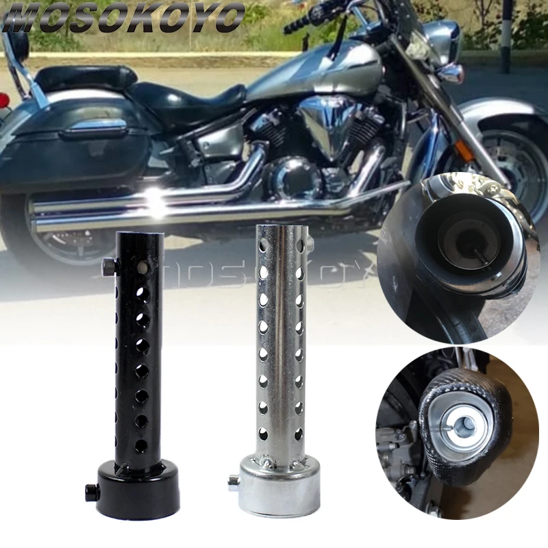 Universale Moto Db Killer Pipe Tip Silenziatore Can Marmitta Inserto Deflettore Silenziatore Di Scarico Silenziatore 35Mm/42Mm/45Mm/48Mm/60Mm