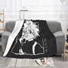 X Hunter Blanket Soft Flannel Fleece Warm Killua Zoldyck Anime Hxh Throw Blankets for Travel Bedding Bedspreads throw blanket 2