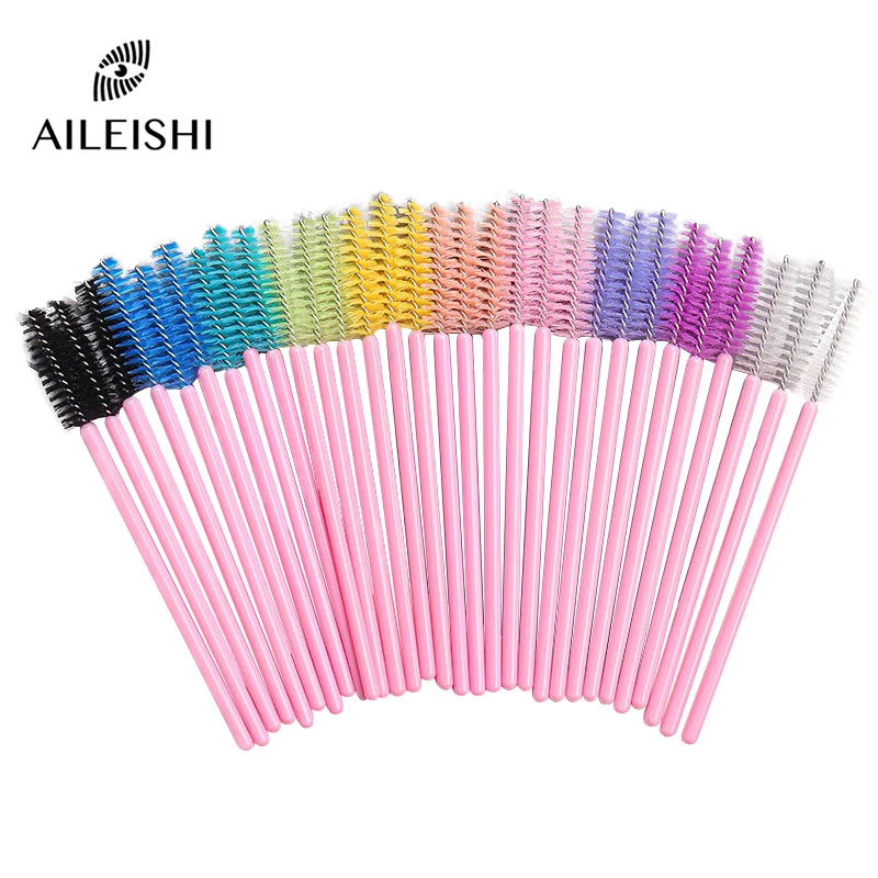 50Pcs Disposable Eyelash Brushes Cosmetic Tools