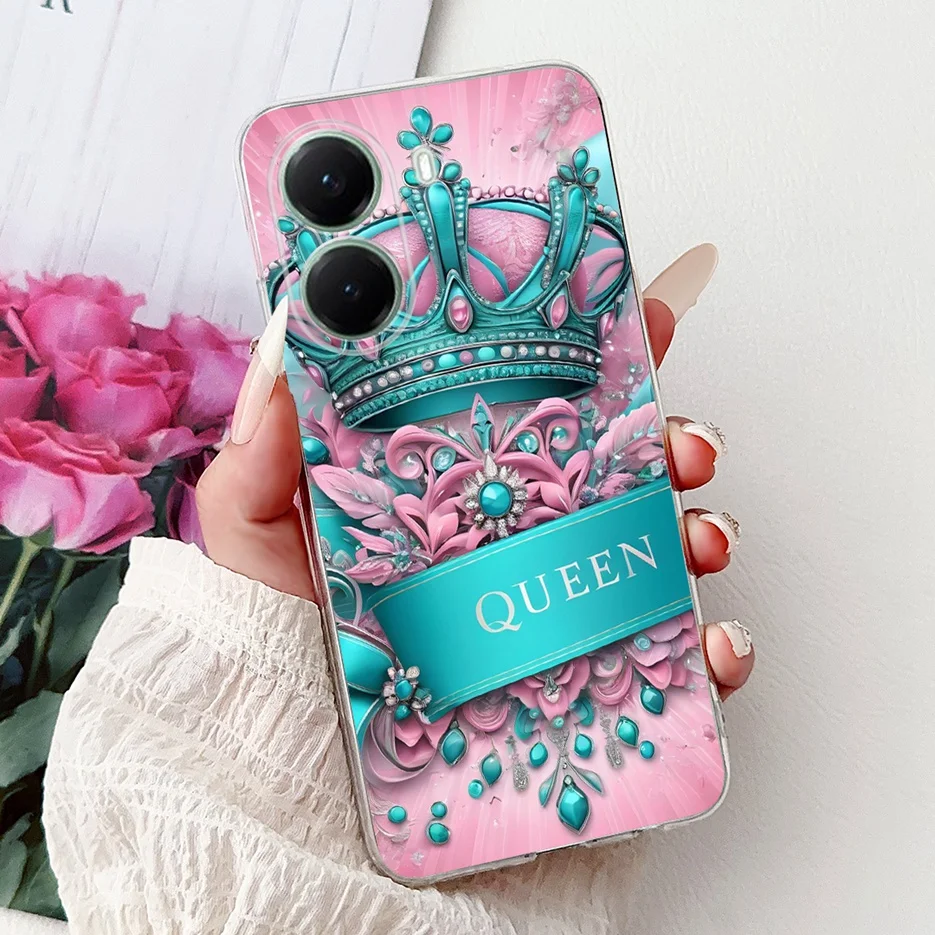 Stylish Painted Clear Silicone Soft TPU Phone Case Cover Shell Coque