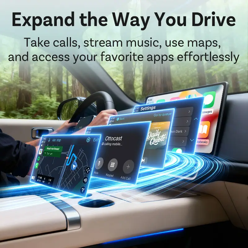 Ottocast Express Mini Dot Wireless Carplay Adapter Android Auto Dongle Wired to Wireless WiFi 6 Plug & Play for Audi Kia - Image 3