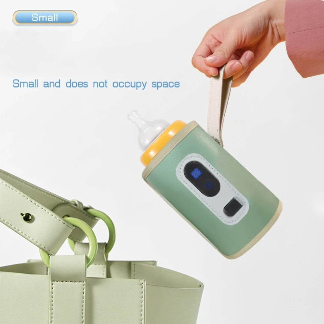 USB Milk Bottle Heater Universal Digital Display Portable for Traveling