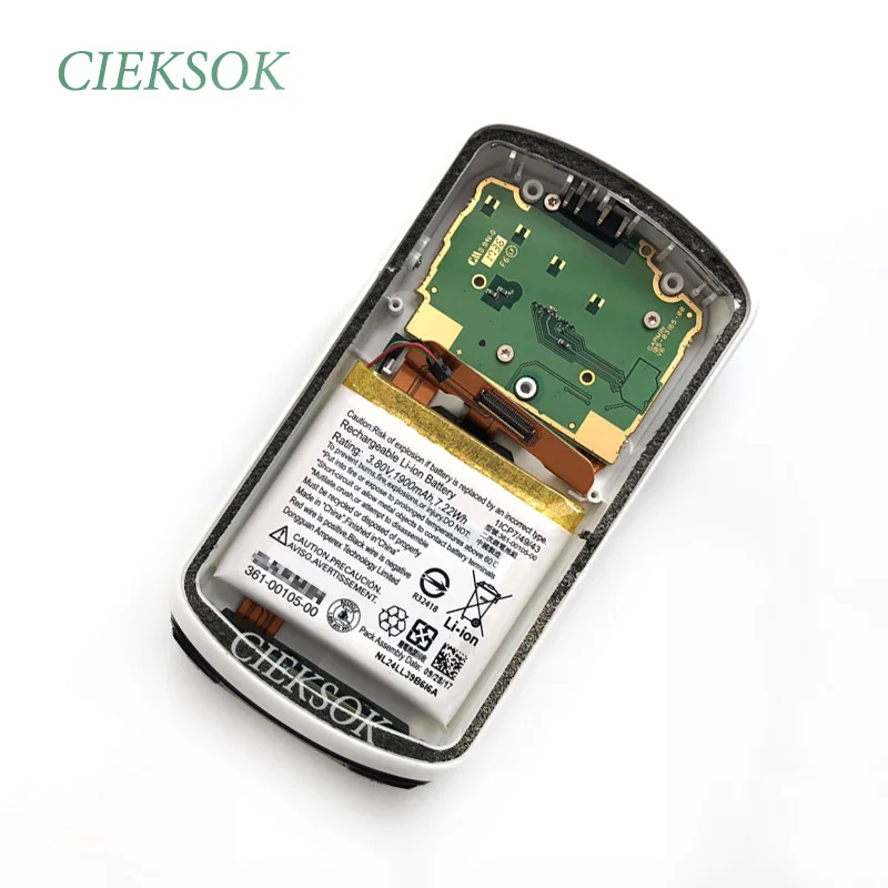 For Garmin EDGE 1030 Back Cover with and Charging Port Cap Battery