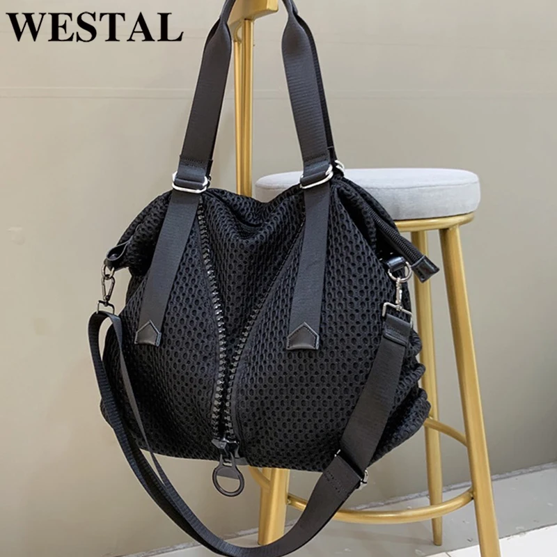 WESTAL большие вместительные сумки с верхней ручкой для женщин дизайнерские