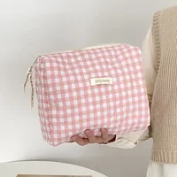 Large Capacity Womens Cosmetic Bags Cases Casual Ladies Small Storage Bag with Zipper Female Travel Clutch Bag Small Handbags 1