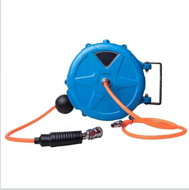 Self-winding combination Hose Reel Freestanding Single Travelling