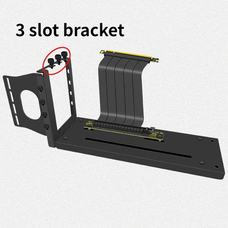 DIY 2/3 Slots Magnetic Vertical Mounting Bracket for Graphics Card