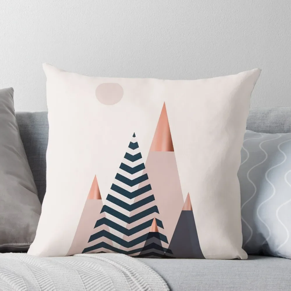 

Scandinavian Mountains Throw Pillow Pillow Covers Decorative Christmas Pillowcase