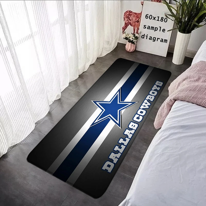 thumbnail image 1 of Felpudo de entrada para casa, alfombras deportivas, alfombras de la NFL para sala de estar, alfombra para pies, alfombra para baño, alfombrillas antideslizantes para pasillo, decoración del hogar, 1 of 5