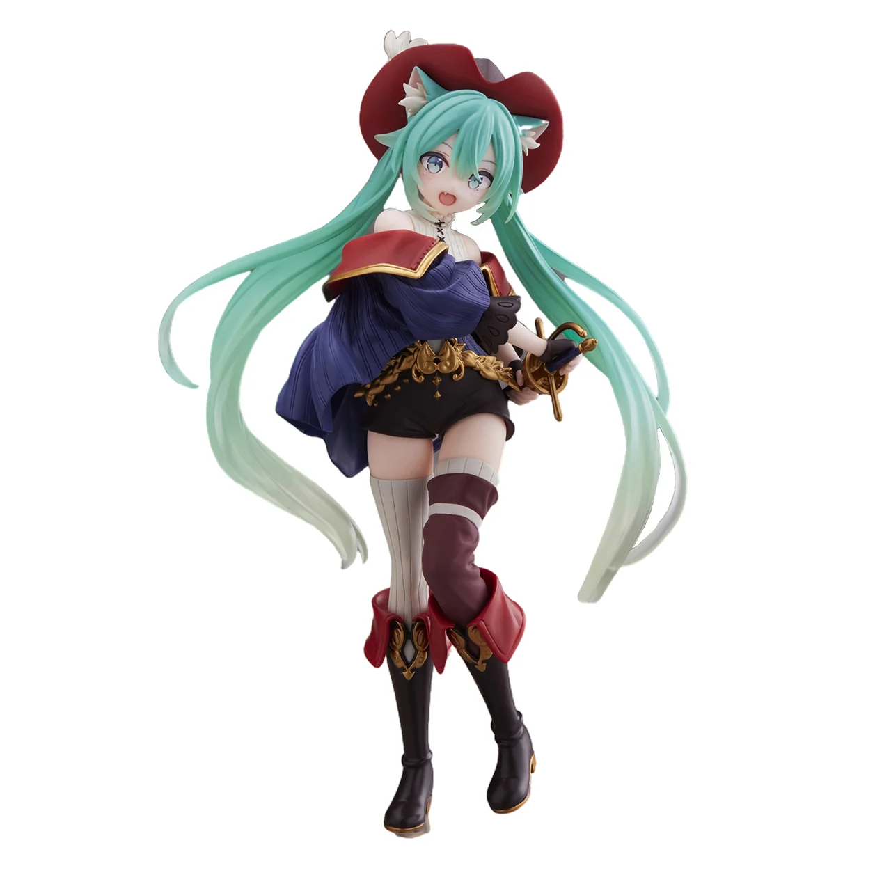 アニメのアクションフィギュアオリジナルの本物のテアワンダーランド失効初音ミクギフト人形