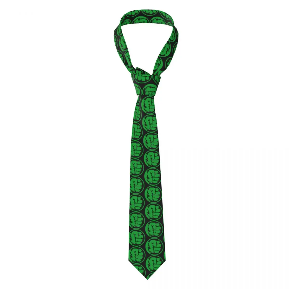 Superhero Neck Ties Men Hulk Sympol Silk Tie for Father's Day