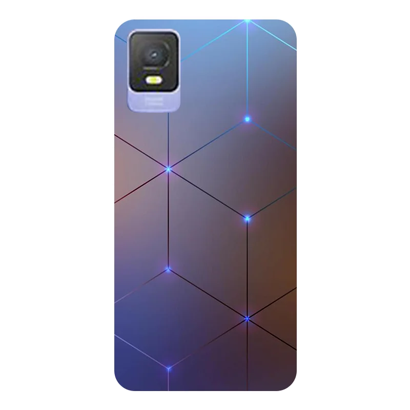 Football-Themed Soft Silicone Back Case for TCL 403 - Durable Phone Cover
