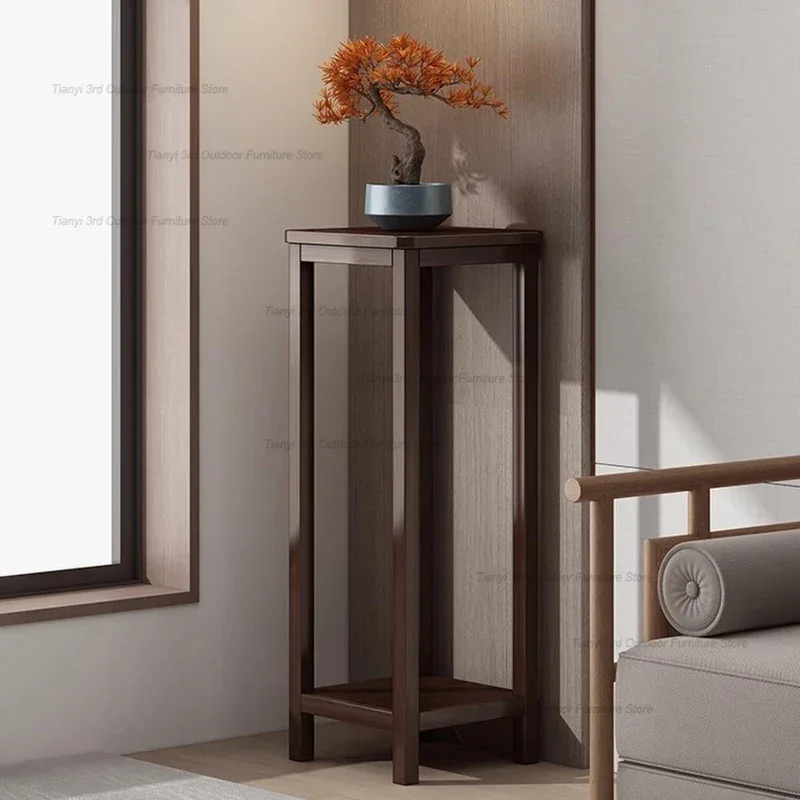 Wood Flower Shelf Plant Shelves Living Room Pots Indoor Multilayer Plant Shelves Outdoor Garden Furniture Porte-plantes FYPS
