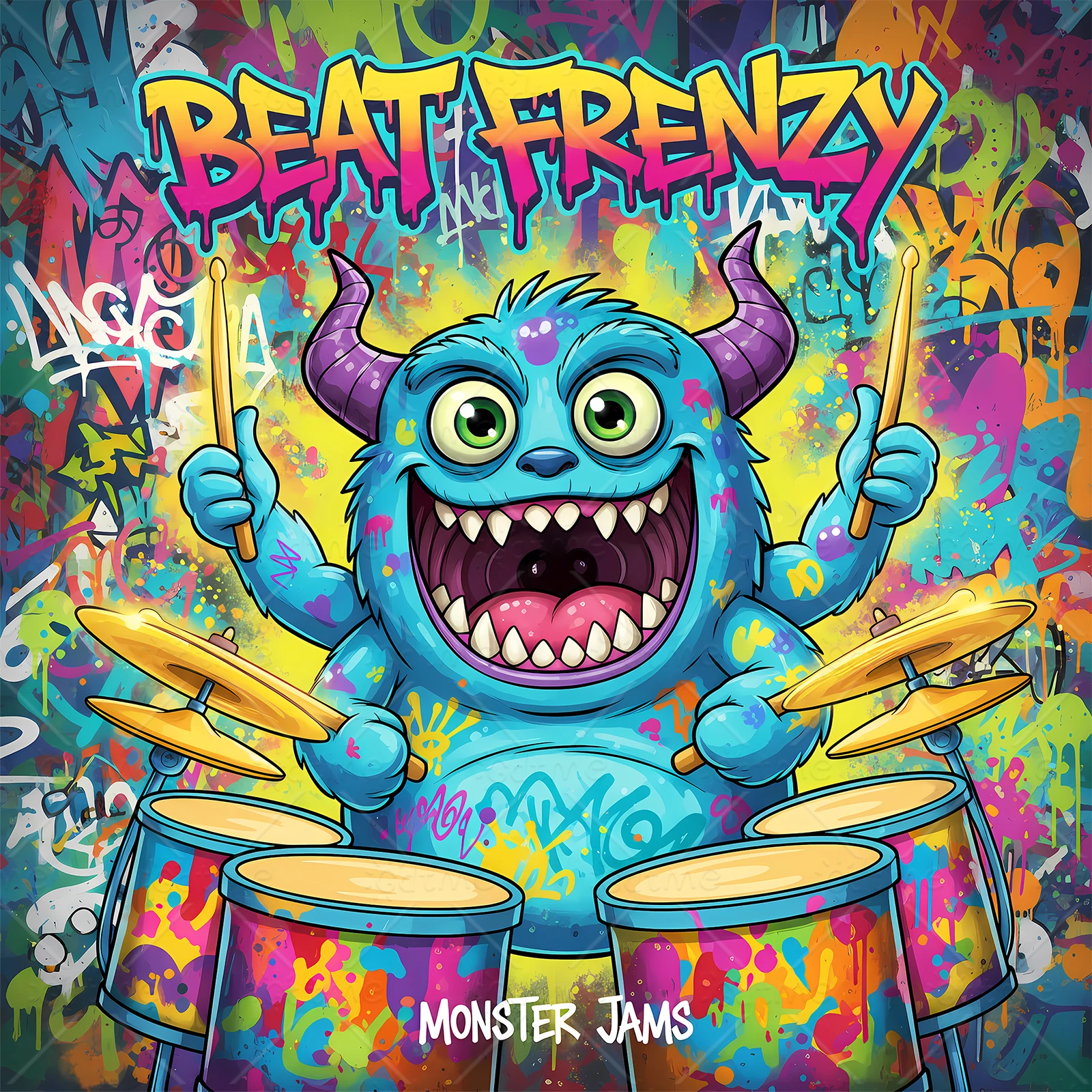 BEAT FRENZY Yetişkinler İçin Boyama Kitabı, Rahatlama İçin 24 Sayfa İçeren, Çocuklar İçin Eğitici, Kendin Yap Boyama Çizim Kitabı