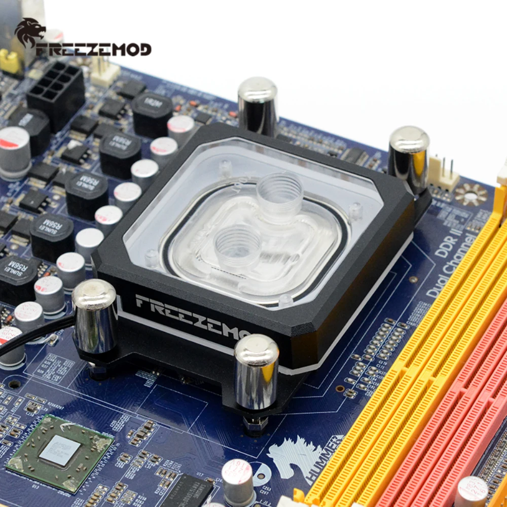 Zemod-cpu Bloco de Água para Amd Am2 Am3 Am4 3pin 5v Placa Base de Cobre Refrigerador do Computador Refrigeração a Água Aura Sync Amd-pk5e - Imagem 3