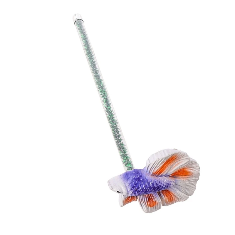 물고기 훈련 스틱 NaturalHabitat Fishtank Betta 꼬리 지팡이 수족관 장식