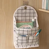 Large Capacity Cotton Linen Storage Bag Home Wall Mounted Organizer Hanging Bag Closet Toy Box Container Organizer Fabric Basket 3