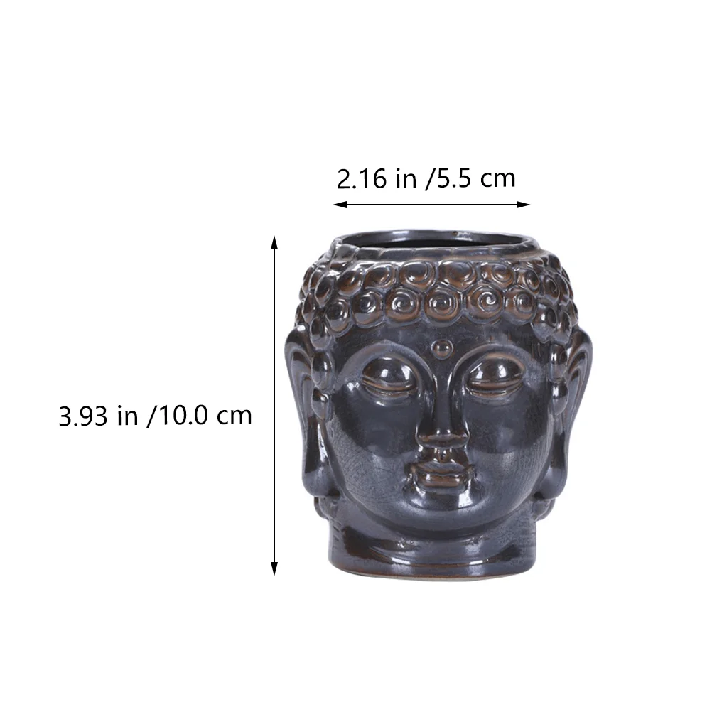 Ceramic Flowerpot Bonsai Container Chime Vases Yoga Figurine Succulent Pots Plant Buddha Ornament Zen Style Bowl 4