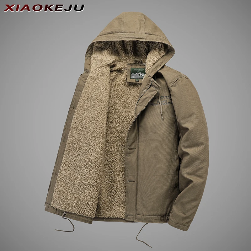 Hooded Jackets Parkas Men's Luxury Clothing Motorcycle Jacket Man Coat Streetwear Mens Boy Clothes Winter Mountaineering Spring