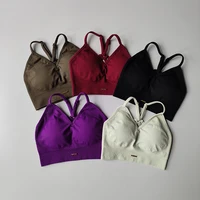 2PCS Women's Seamless Sports Bra Yoga Suit Quick-Dry Hip Lifting Fitness Gym Workout Sets Outfit Leggings Set Gym Wear Set - Image 3