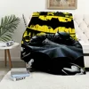 Super Hero B-BatmanS Cool Blanket Soft Plush Nap Sofa rug for Living Room Warm Office Bedroom Birthday Home Travel Kid Gifts 1