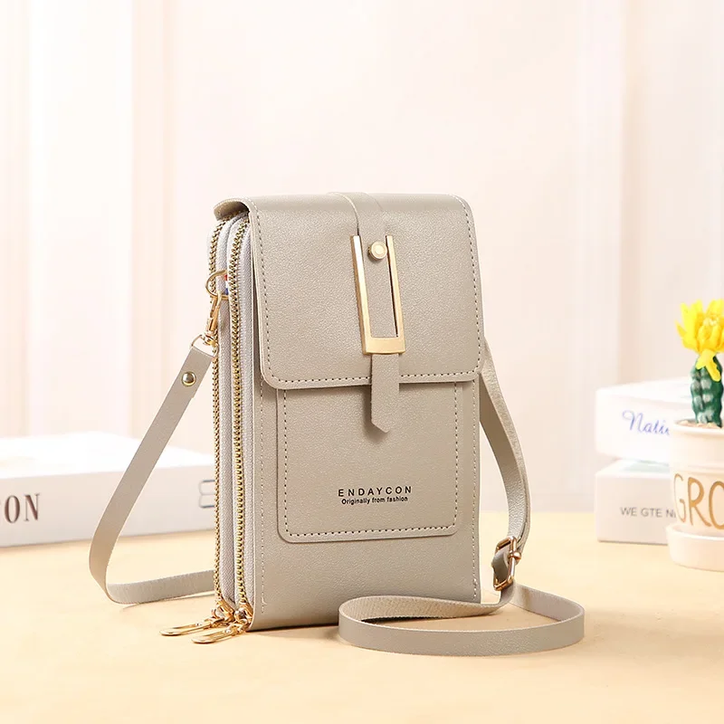 Fashion Women's Bags Shoulder Crossbody Bag Touch Screen Phone Bag Clear Coin Pocket Simple Multi-function Credit Card Holder 14