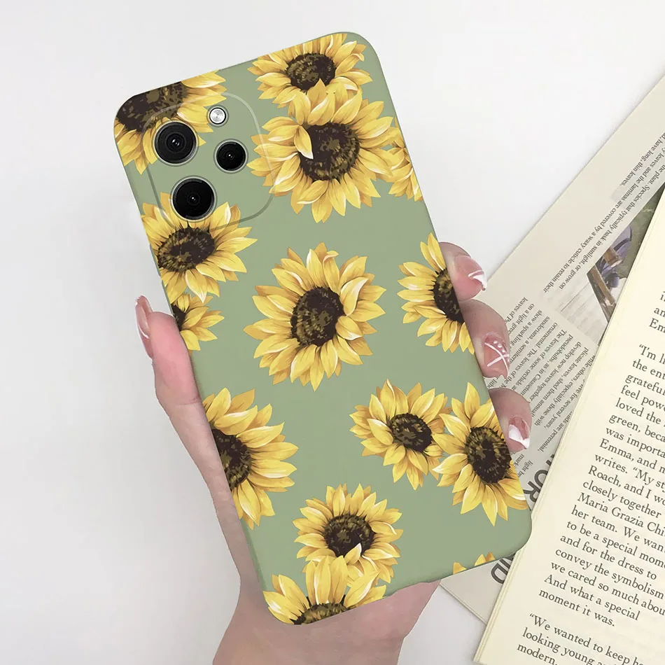 Heart Silicone Matte Shockproof Phone Case - Soft Back Cover, Enhanced Protection