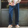 Maden Washed Denim Jeans 12.8 oz Retro Loose Straight Trousers Baggy Pants Oversize 28-38 Fashion Men’s Clothes 2 Colors 1