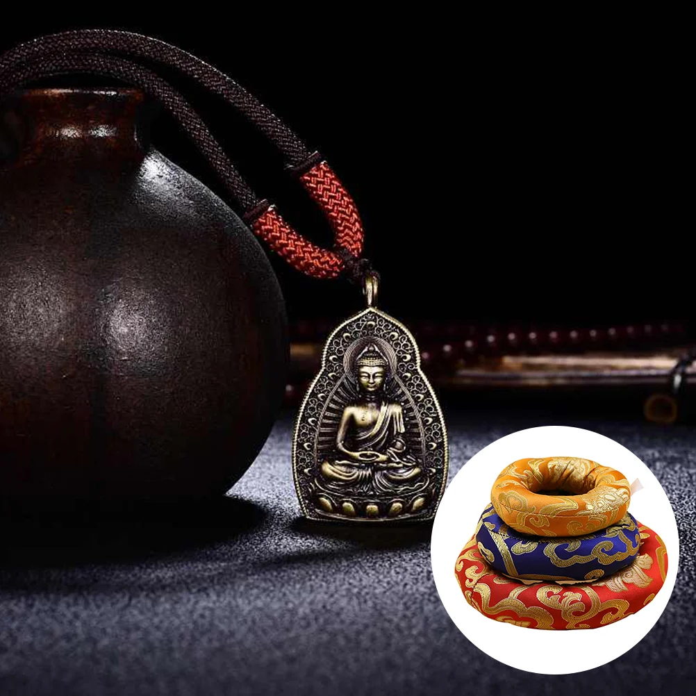 

Ring Cushion Pillow for Tibetan Singing Bowl Buddha Sound Bottom Mat The Gift Pad