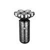 Kemei km-1523 Portable Mini 6 Blades Alloy Body Full Body Washable 4D Veneer Floating Electric Shaver 1