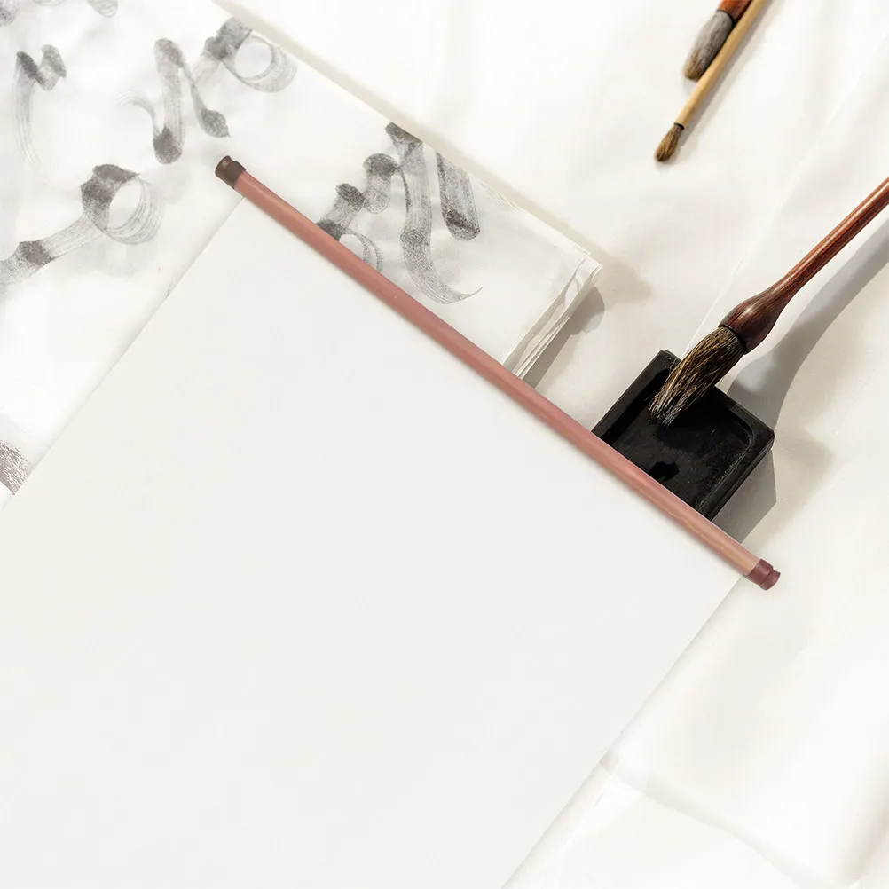 2Pcs 서예 물 쓰기 천 모조 Xuan 종이 접이식 롤업 전통 중국어 붓 연습 시트 재사용 가능