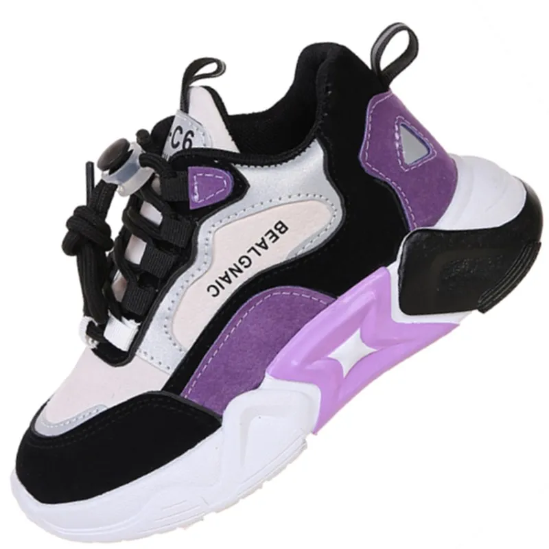 

2022 Winter Leather Children Kids Sport Shoes Baby Girls Boys Soft Sole Sneakers Toddler Casual Breathable Running Zapatillas