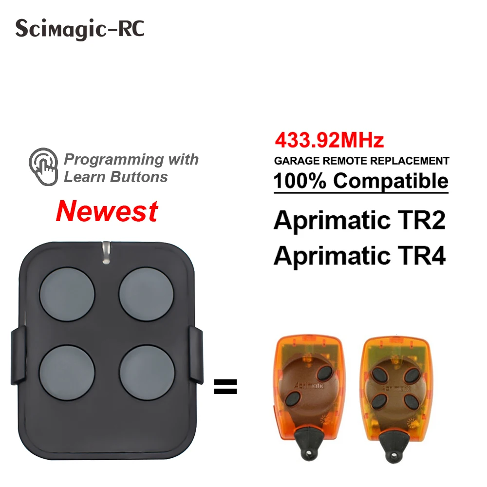 Telecomando Sice APRIMATIC TR4 6900978 – Ricambio Originale Con 4 Tasti