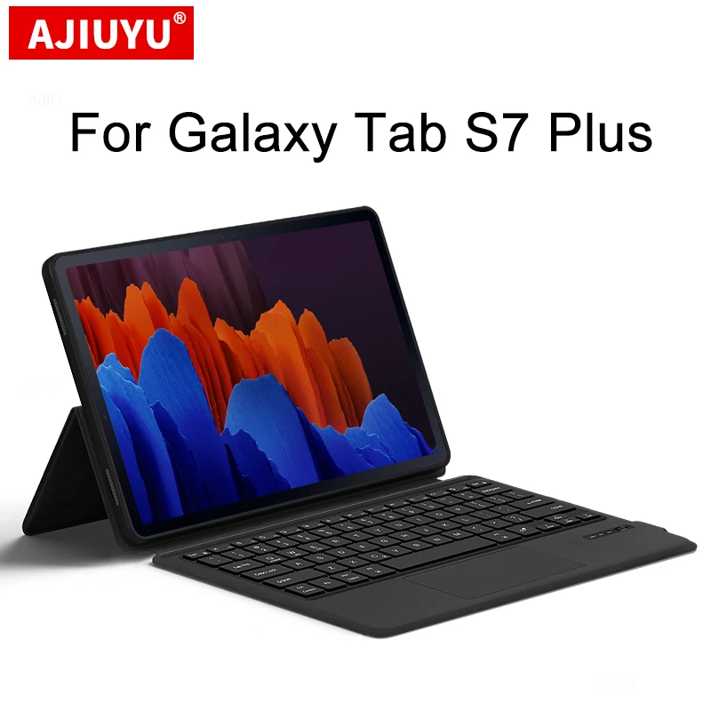Caso de teclado para samsung galaxy tab s7 plus SM T970 t975 s7 fe t735