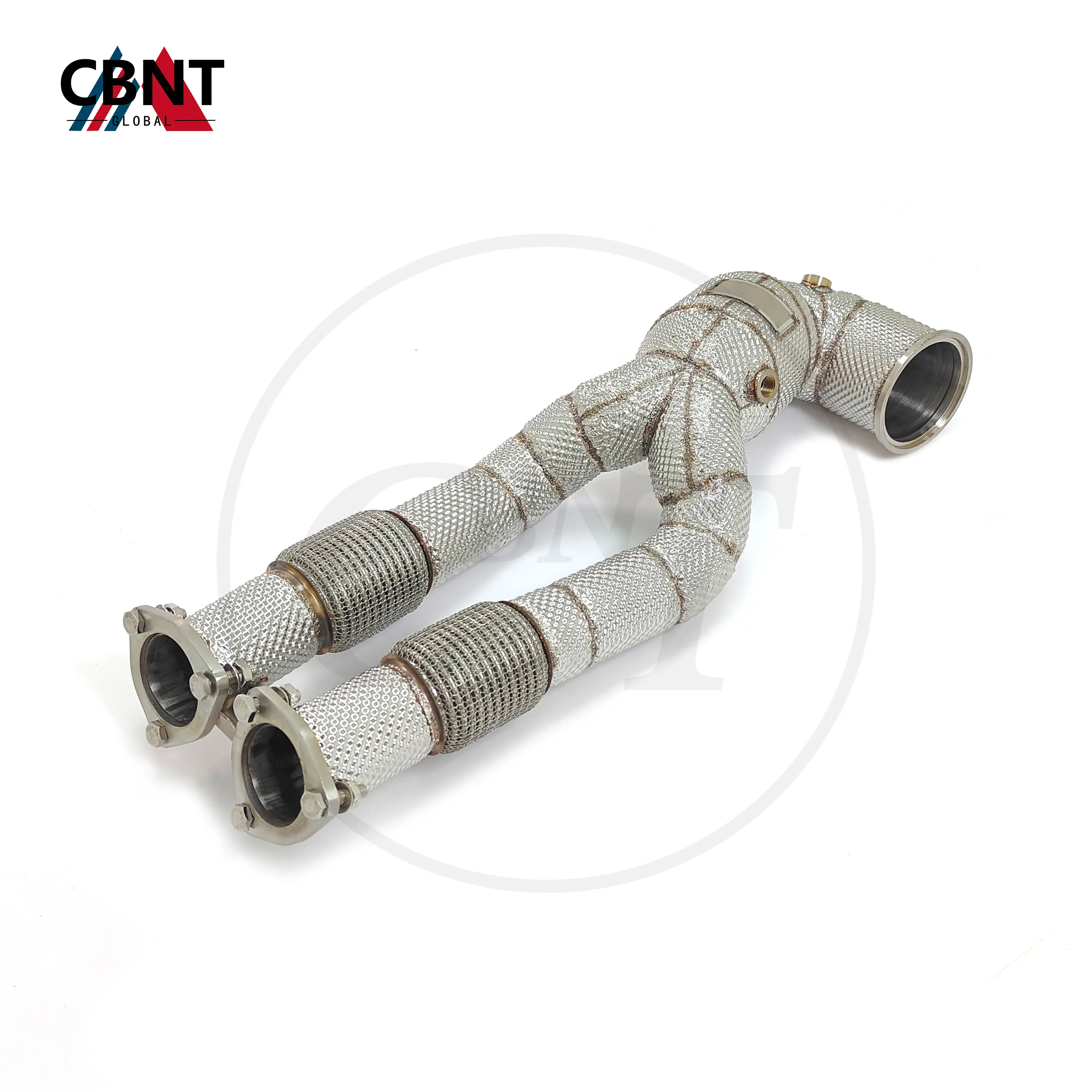 Collettori Di Scarico Cbnt Per Audi Rs3 Rsq3 Ttrs 2.5T Downpipe Con Convertitore Catalitico Ss304 Tuning Sistema Di Tubi Di Scarico