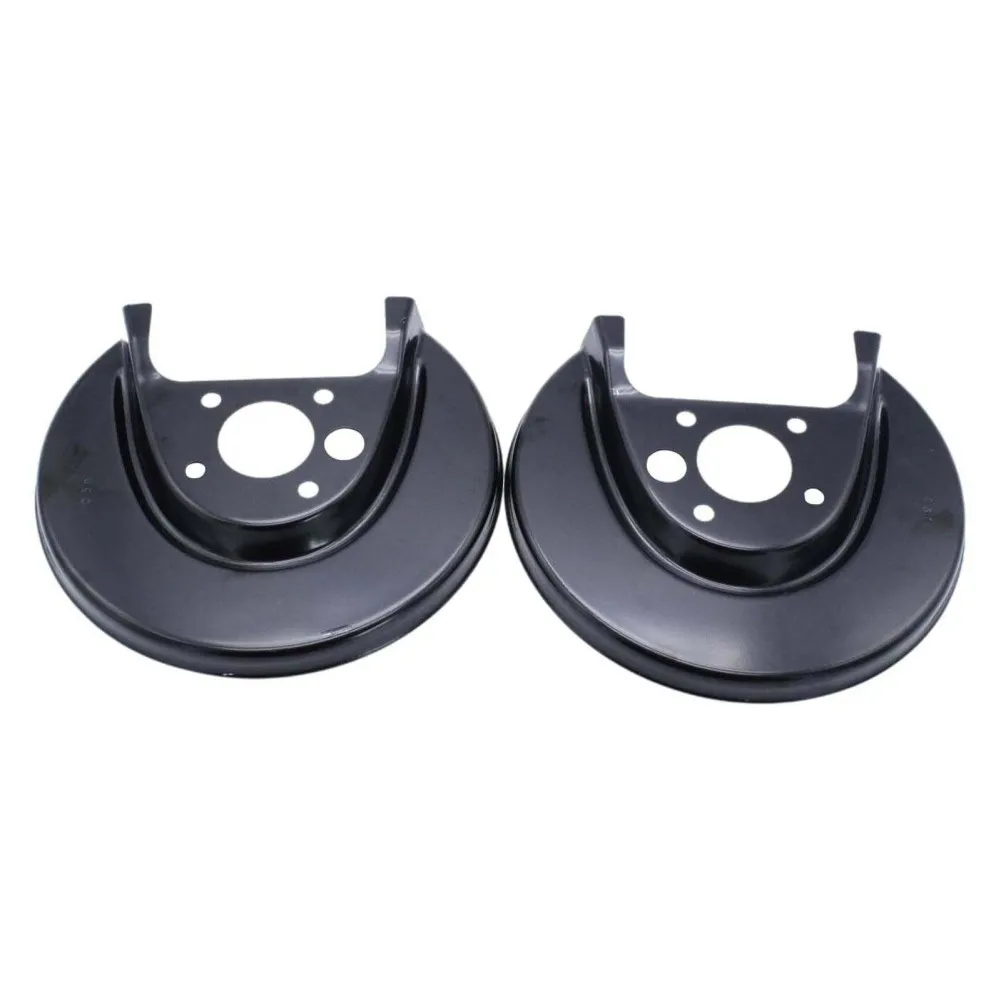 1 Pair Rear Brake Disc Dust Covers Splash Shields Plates Steel Plate For Golf Jetta Station Wagon 2000-2004 1J0615611D1J0615612D