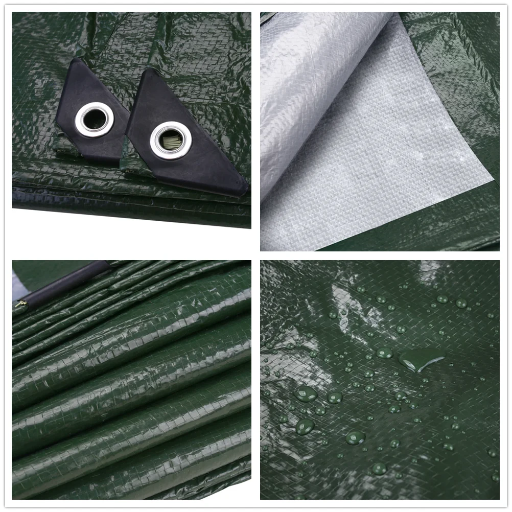 Large Waterproof Tarp Thick Tarpaulin Ideal for Canopy Tents Boats RV Pool Covers Multipurpose Protective for Indoor Outdoor Use waterproof tarpaulin waterproof tarp