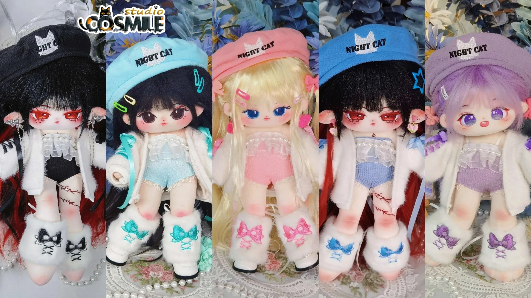 

Kpop Star Idol Hot Girl Pink Fashion Y2K Abby Style Costume Stuffed Plushie 20cm 25cm 30cm Plush Doll Clothing Toy Clothes YM