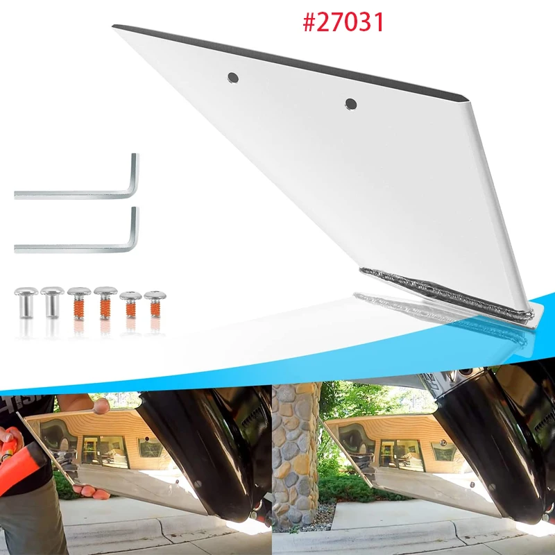 

27031 Stainless Steel Skeg Guard Fix Damaged Skeg Fits for Mercury Mercruiser Alpha I Generation II 1991-Present (Silver)
