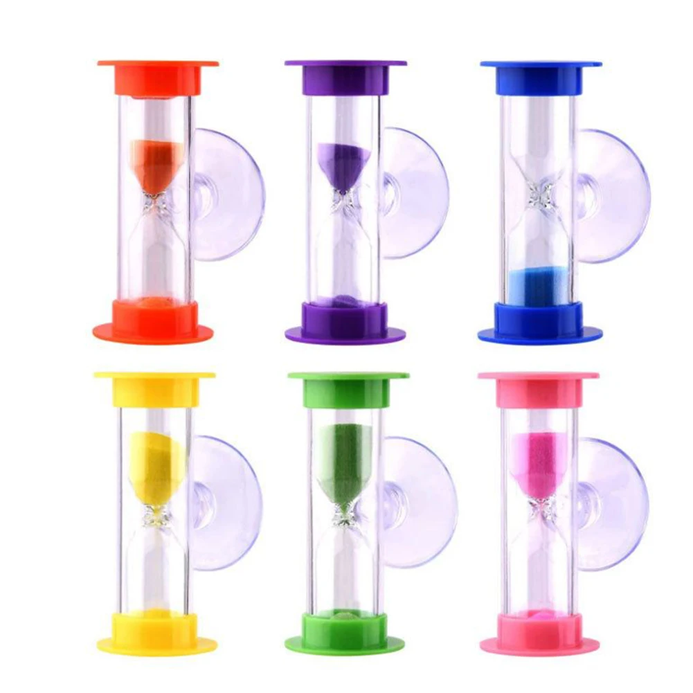 Blue Sand Shower Timer Save Water Kids Hourglass Toothbrush Swivel No Battery 2 Min Sand Timer Colored Hourglass